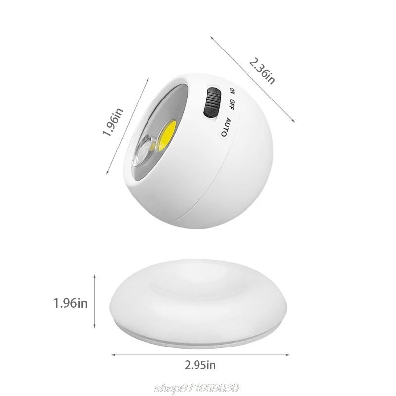 

360 Magnetic Battery Type Human Body Induction Automatic Induction Corridor Corridor Night Light Bedroom Light M25 21 Dropship