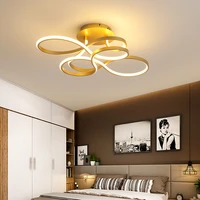 circle rings ceiling lamp lighting fixture for living room indoor aisle hallway ceiling lighting lamp creative decoration lustre