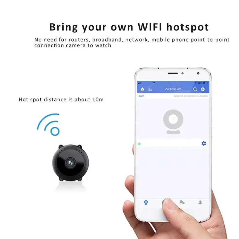 

A12 Wireless Camera 1080P Camera Indoor Micro Camcorder Voice Video Recorder Beveiliging HD Draadloze Wifi Mini Ip Camera