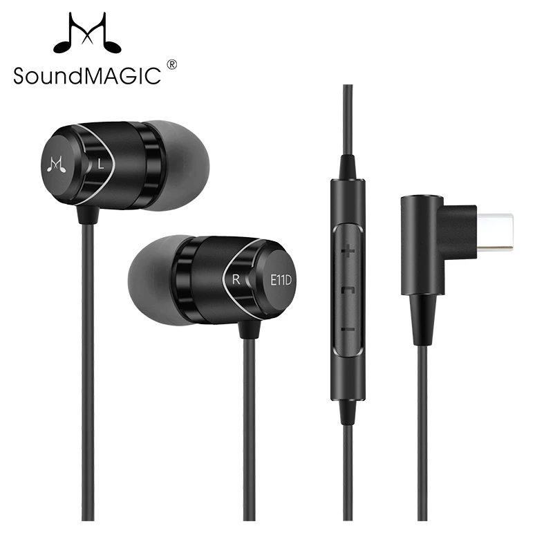 Наушники-вкладыши SoundMAGIC E11D с разъемом USB Type-C гарнитура дистанционным