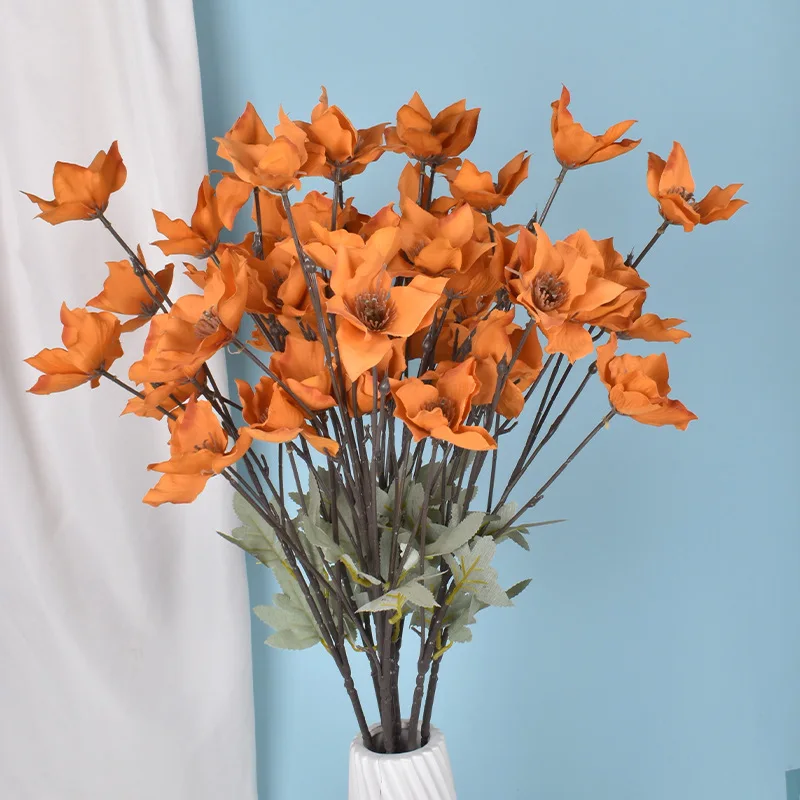 

Искусственные цветы, букет для дома, свадьбы, искусственные пампасы, пластиковые искусственные растения, 1 шт., 6 головок