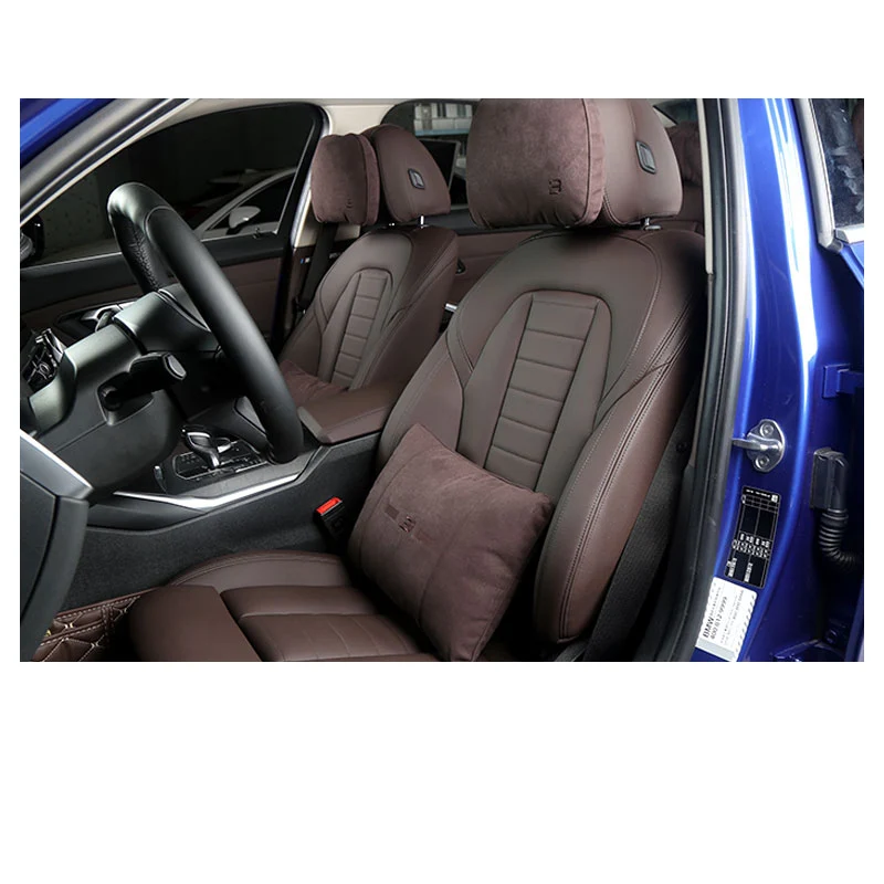 Lsrtw2017 кожаный хлопковый Автомобильный подголовник сиденья поясничная подушка