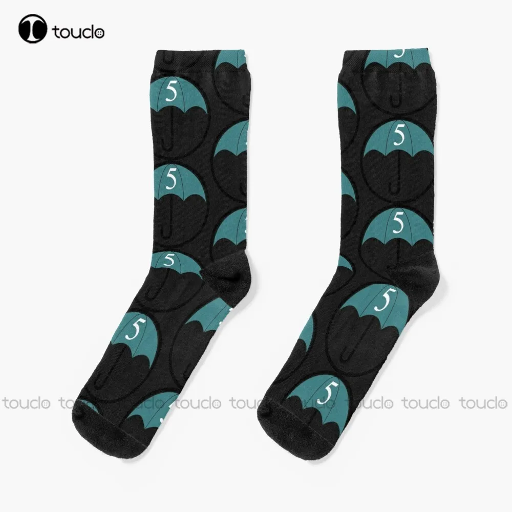 

Umbrella Academy Umbrella Five Number 5 Color Socks Work Socks For Men Christmas New Year Gift Custom Gift Unisex Adult Sock