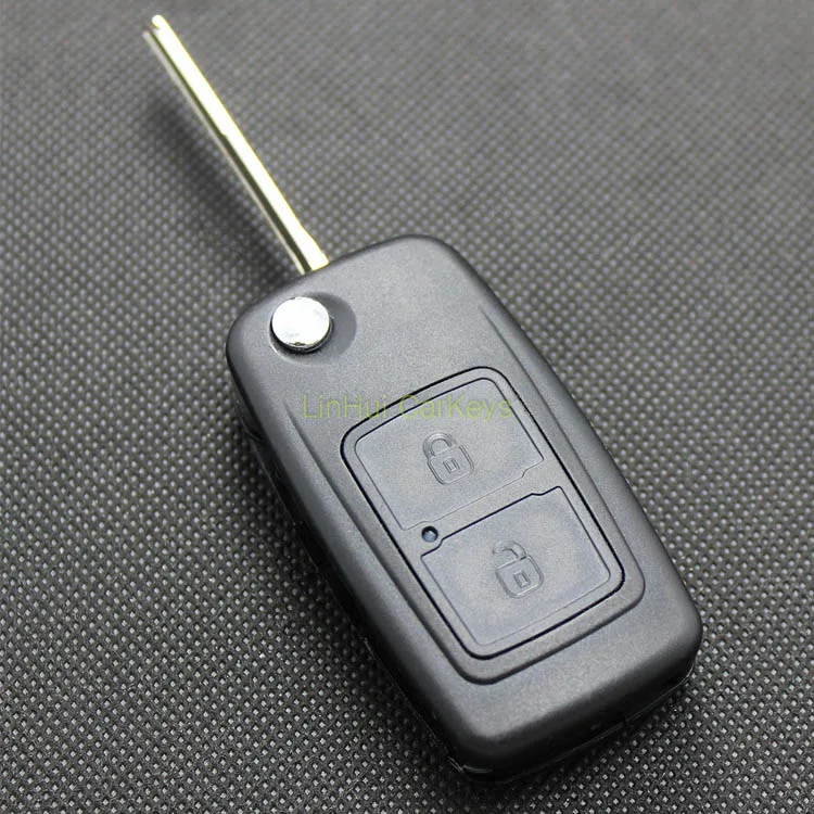 

10 PCS/lot PINECONE for CHERY A5 FULWIN TIGGO E5 A1 COWIN EASTER Car Key Case 2 Buttons Uncut Blade Remote Key Shell