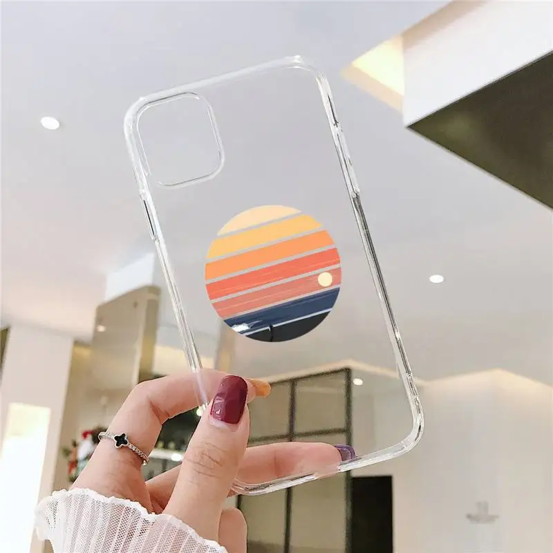 

Hot Sea wave surf summer surfing ocean Phone Case Transparent for iPhone 11 12 mini pro XS MAX 8 7 6 6S Plus X 5S SE XR 2020