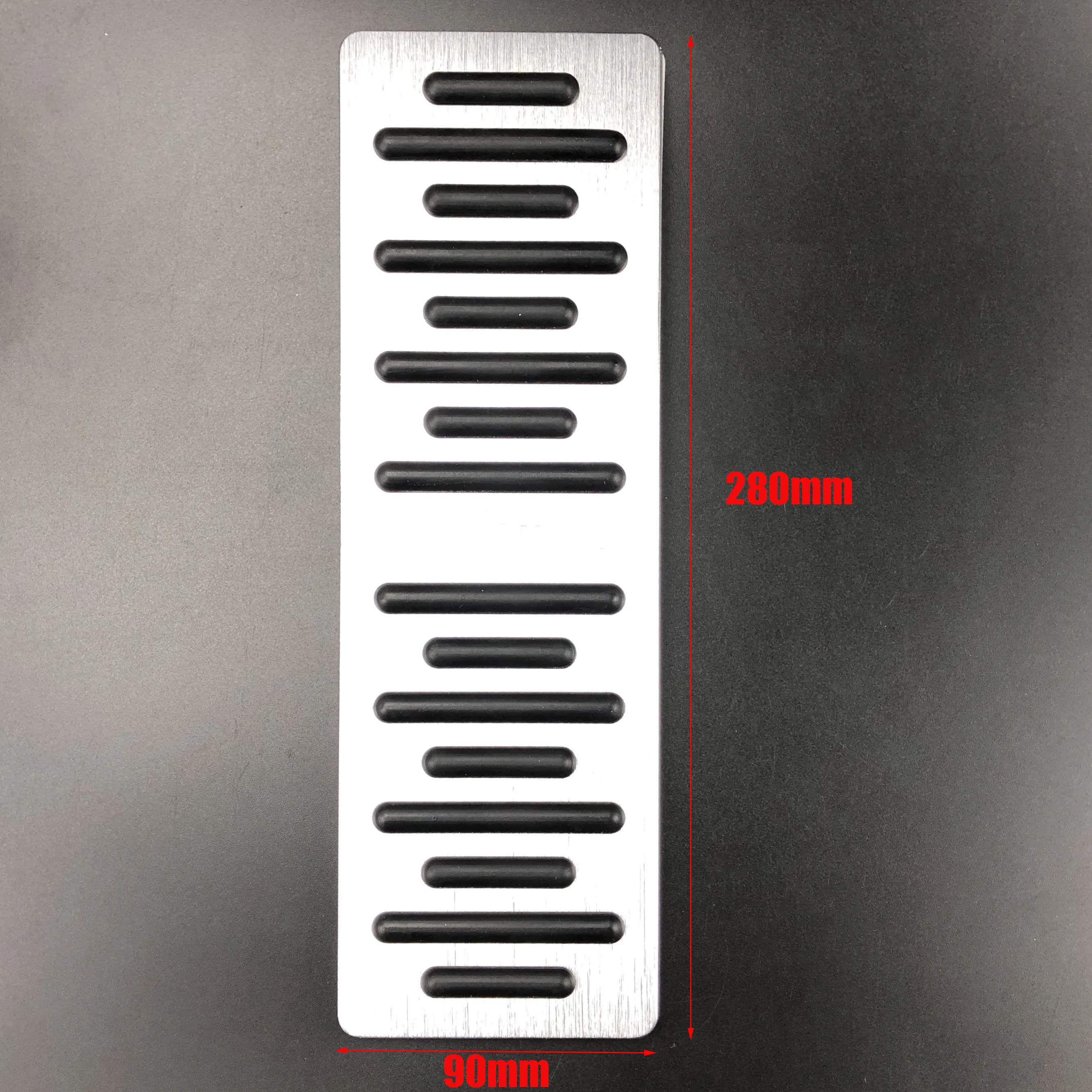 3 шт./компл. универсальные накладки на педали из нержавеющей стали для Volkswagen Polo Jetta