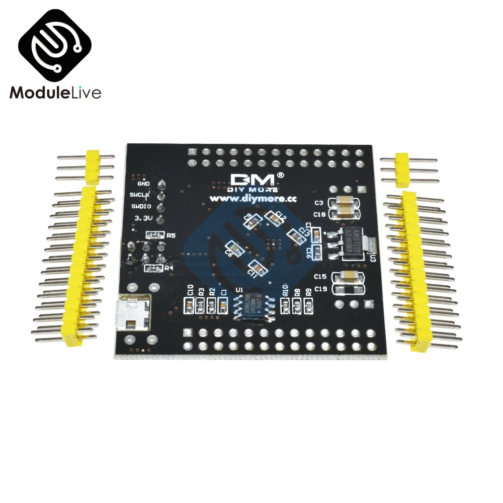 STM32F103RBT6 ARM STM32 Минимальная мини-система макетная плата модуль Cortex-m3 M76 для Arduino Плата расширения