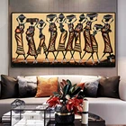 Абстрактный Африканский женский холст фотография и печать современное настенное искусство картина для гостиной домашний декор