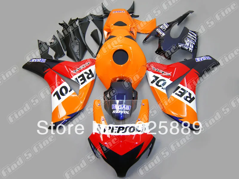 

Injection mold orange red white blue for CBR1000RR 08 09 10 11 CBR1000 08-11 CBR 1000RR 2008-2011 1000 RR 2008 2011 fairing kit