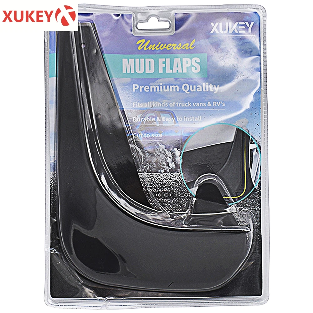 

Universal Retail Mudflaps Mud Flaps Flap Splash Guards Mudguards Car Van SUV Sedan Hatch Wheel Fender Front Rear