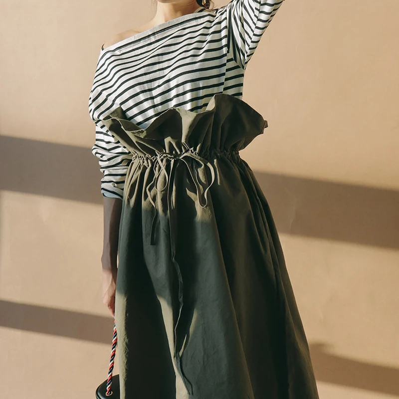 

Kawaii Bandage High Waist Pleated Ruffle Long Skirt Korean Women Clothes 2019 Summer Wrap Skirts Streetwear Korean New 27.5-5