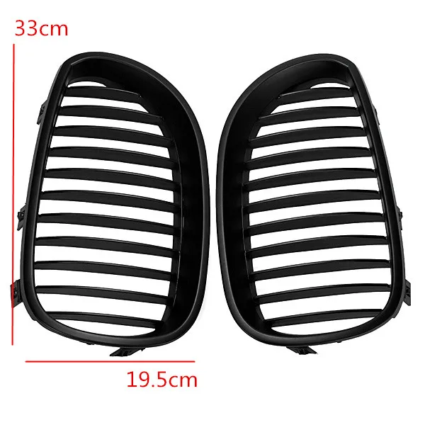 Передняя Спортивная решетка для BMW E60 E61 5 Series M5 2003 2004 2005 2006 2007 2008 2009 2 шт.|Гоночные
