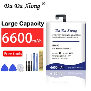 Новый оригинальный сменный аккумулятор DaDaXiong для Xiaomi Mi Max 2 Max2 BM50, оригинальный телефон 6600 мАч