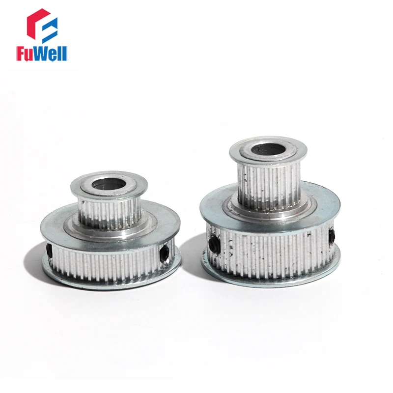 

2GT Timing Pulley 24T 48T 8/10mm Bore Double Head Gear Belt Pulley Aluminum Alloy GT2 24Teeth 48Teeth Transmisson Pulley