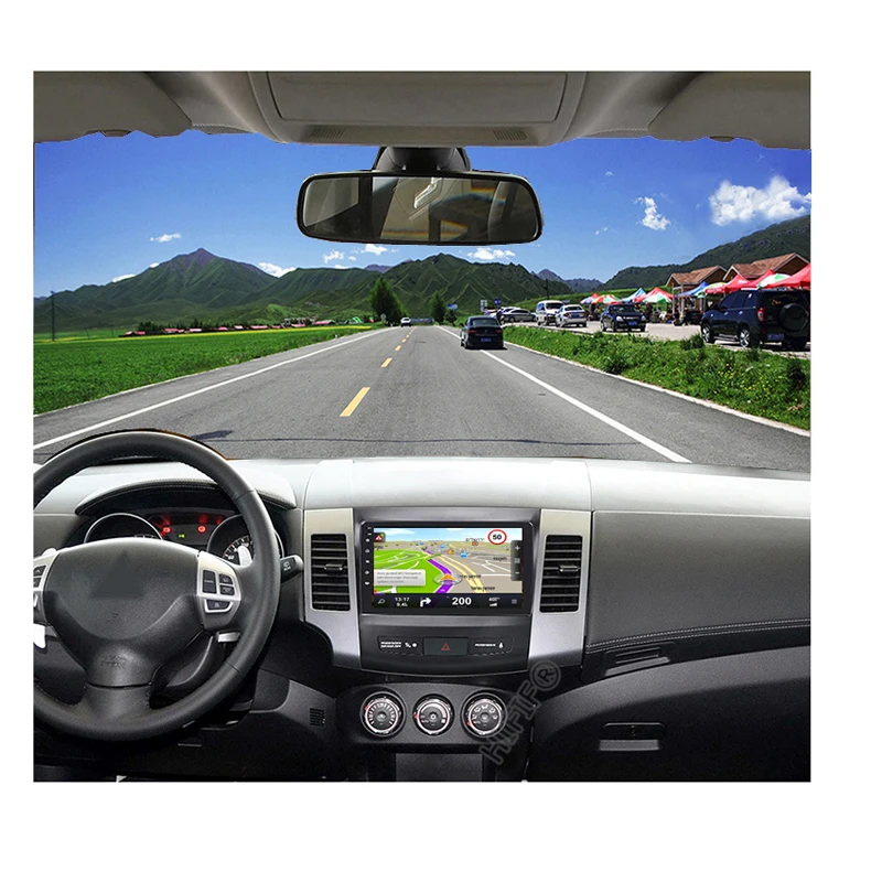 Автомобильный DVD мультимедийный плеер для Mitsubishi Outlander XL 2005- 2din Android 9,0 радио магнитофон навигация gps