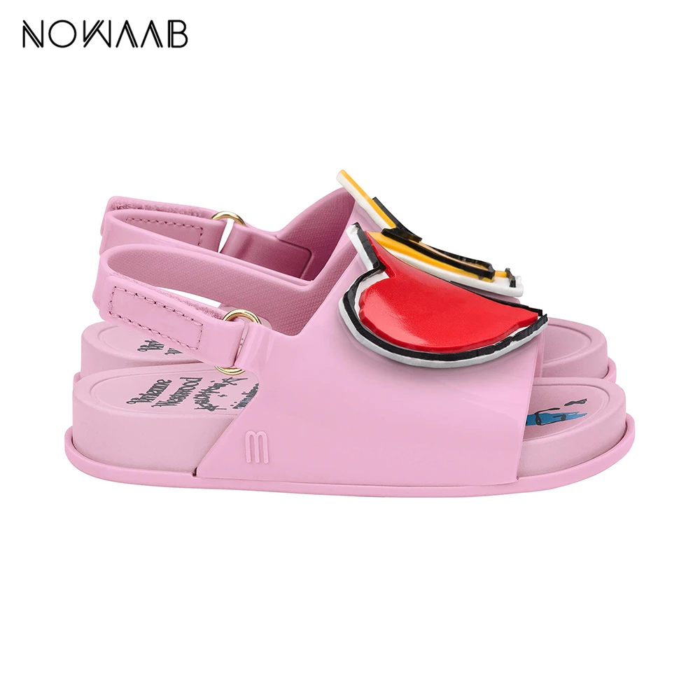 Мини Мелисса пляжные сандалии 2019 летняя одежда для мальчиков и девочек