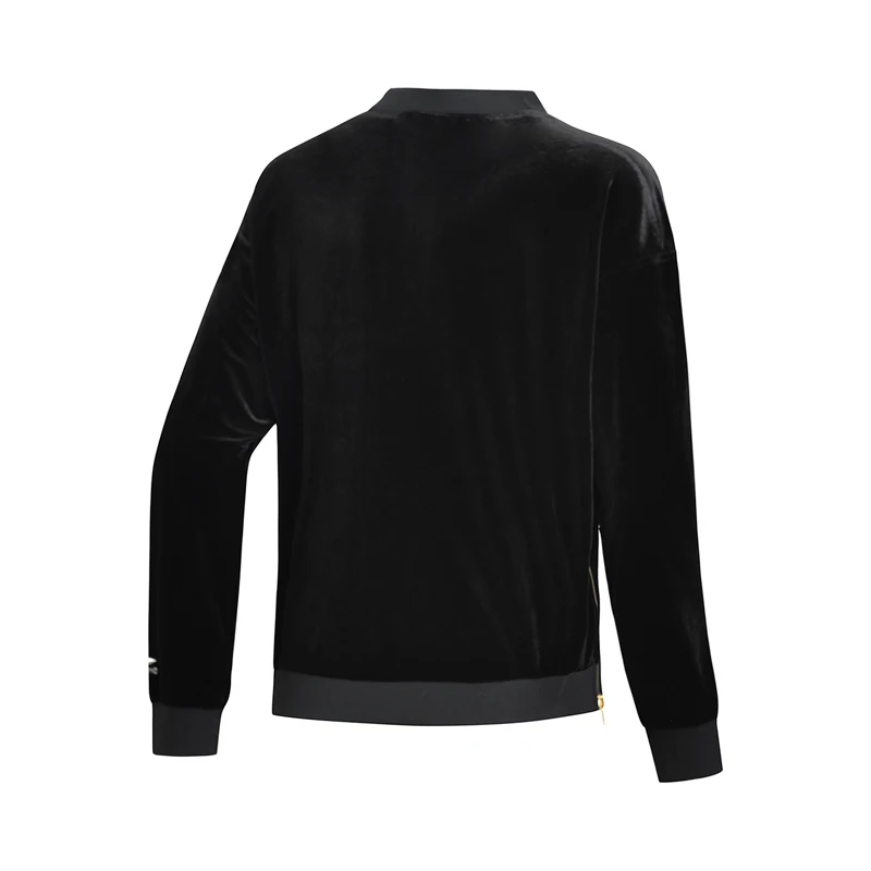 Li-Ning женский сверхмодный свитер свободный крой бархат 92% полиэстер 8% спандекс