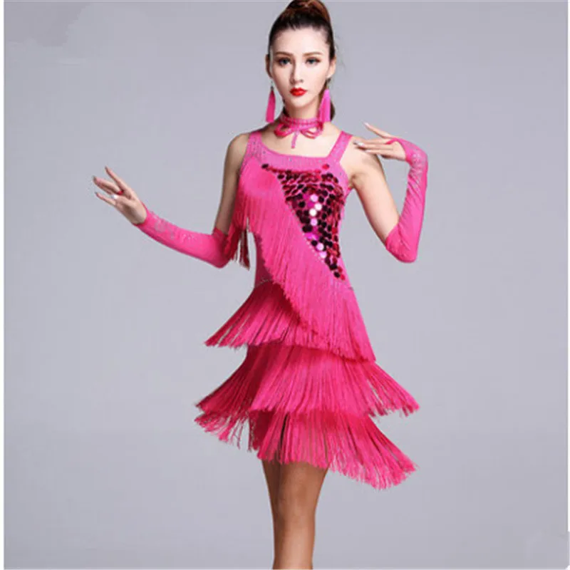 New latin dance costumes women salsa dancewear dance costume dresses ...