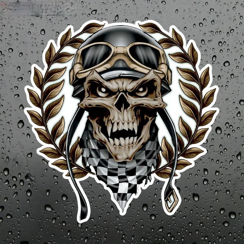 

Creative Vinyl Car Decorative Stickers Funny Skull Decal Bumper Windows Accessories PVC