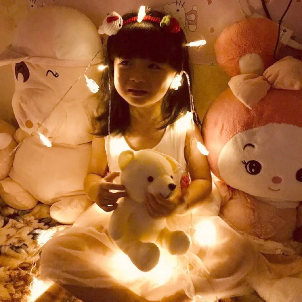 Сказосветильник светодиодная гирлянда в виде луны и звезд 220 В 5 В|Светодиодная