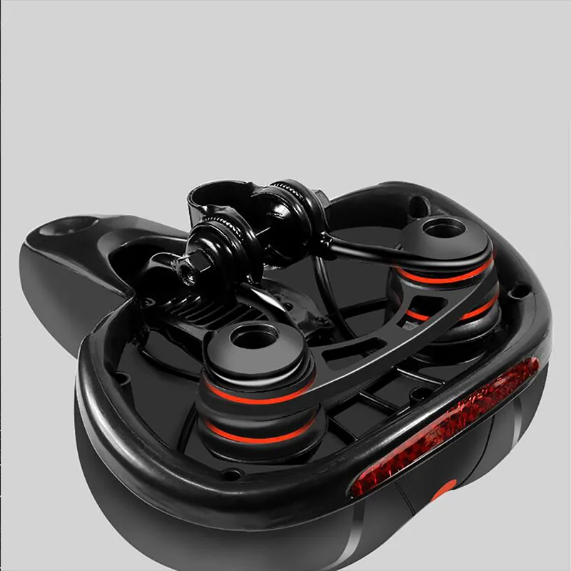 Велосипедное седло амортизирующее комфортное мягкое сиденье для велосипеда