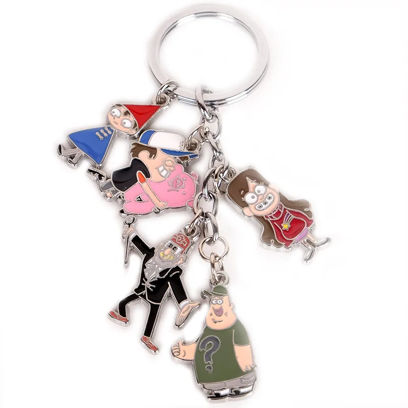 Кольцо для ключей с аниме Биллом цифером подвеска-кольцо в виде соковыжималки