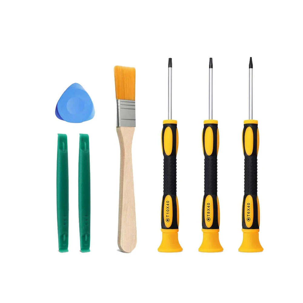 7PCS New Screwdriver Repair Kit Set for Xbox One /360 For PS3 /PS4 Gamepad Controller Thumb Stick Triangle Prying Tool | Электроника