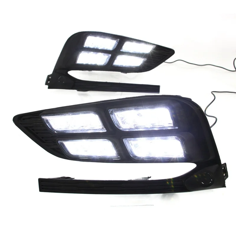 

2Pcs For For chevrolet New Cruze LED Daytime Running Light Car Front Fog Light
