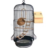 luxurious breeding round birdcage peony xuanfeng wenniao myna hupi metal villa large parrot cage
