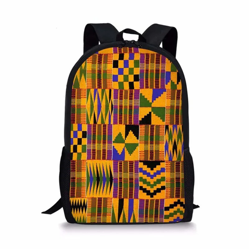 

Школьные ранцы для детей, сумка для начальной школы с традиционным африканским принтом, Детская сумка для книг, рюкзак на плечо, ранец для де...
