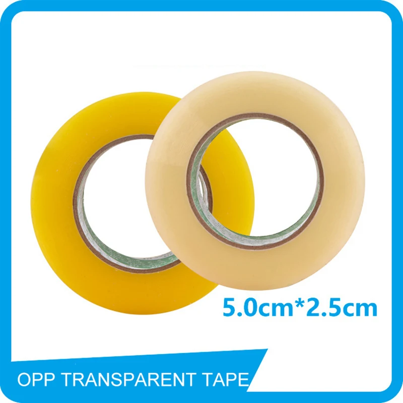 Прозрачная белая/желтая Высококачественная допп ленты прозрачная упаковочная