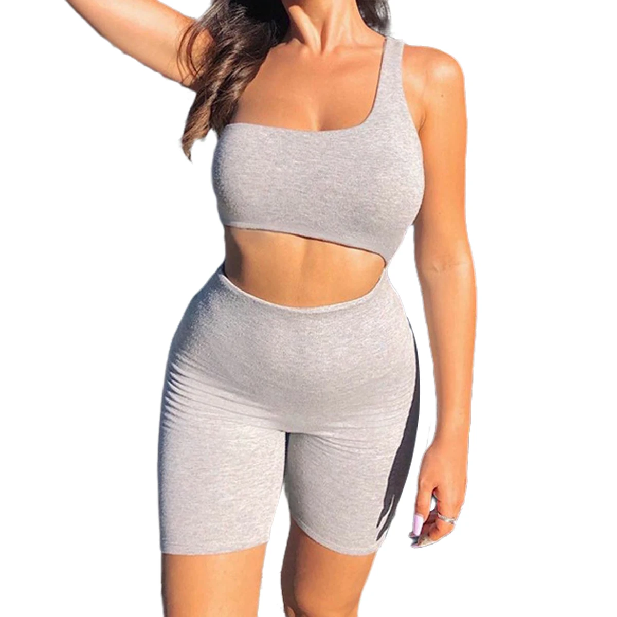 Женский повседневный комплект одежды уличная одежда 2020 обтягивающие эластичные