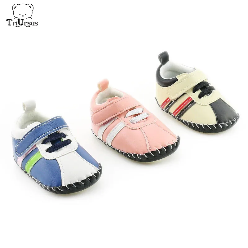 Обувь для первых шагов из пу кожи на резиновой подошве | Мать и ребенок