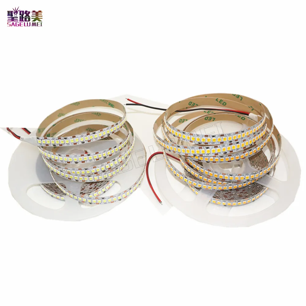 12 В постоянного тока SMD 2835 Светодиодная лента 1200 LED s чип гибсветильник