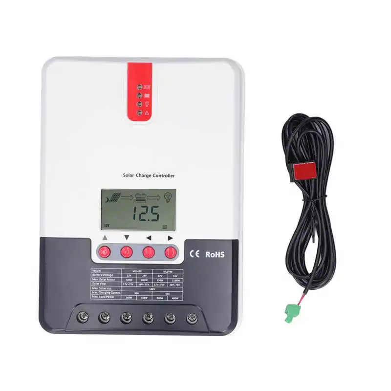 

MPPT Solar Charge Controller 30A Solar Battery Regulator Waterproof Energy Controller for RV Accessories