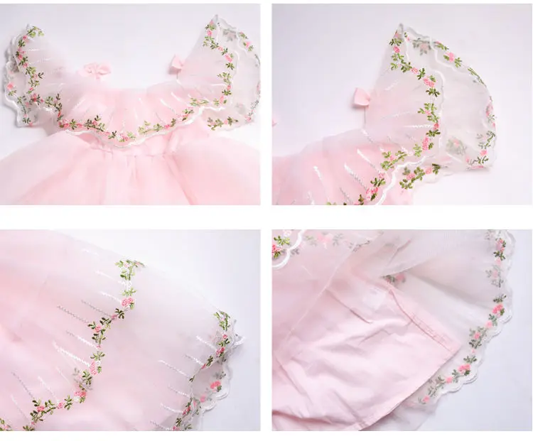 Детские платья летнее платье для свадебвечерние кружевное девочек бальное с