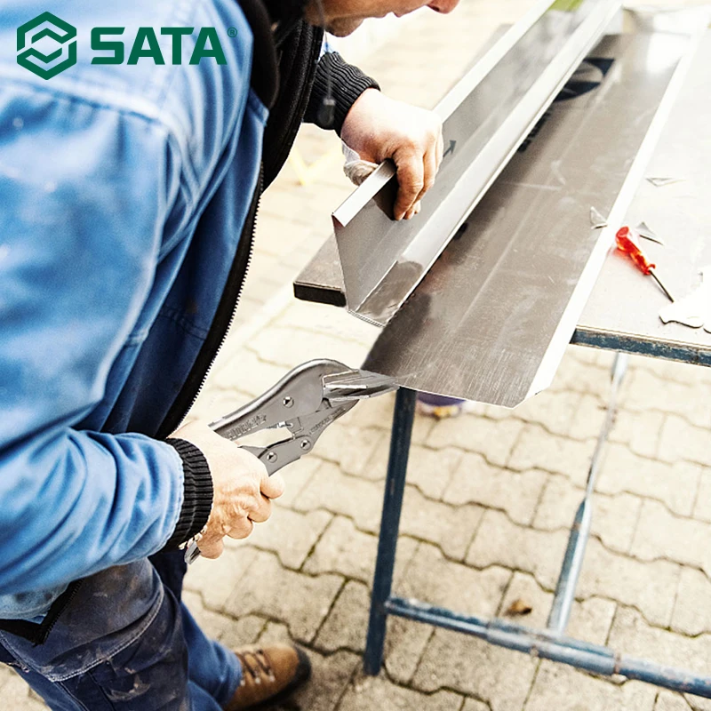 SATA 8 дюймовые многофункциональные плоскогубцы с усиленной головкой регулируемые