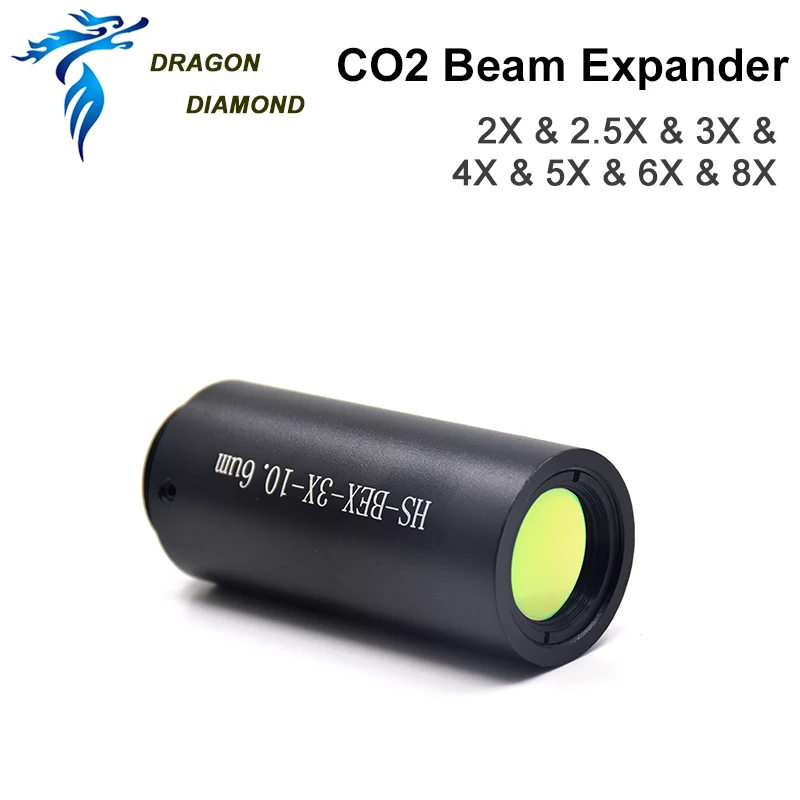 Лазерный луч DRAGON DIAMOND Co2 эспандер 10600nm 2X 2.5X 3X 4X 6X 8X с гальваническим покрытием для