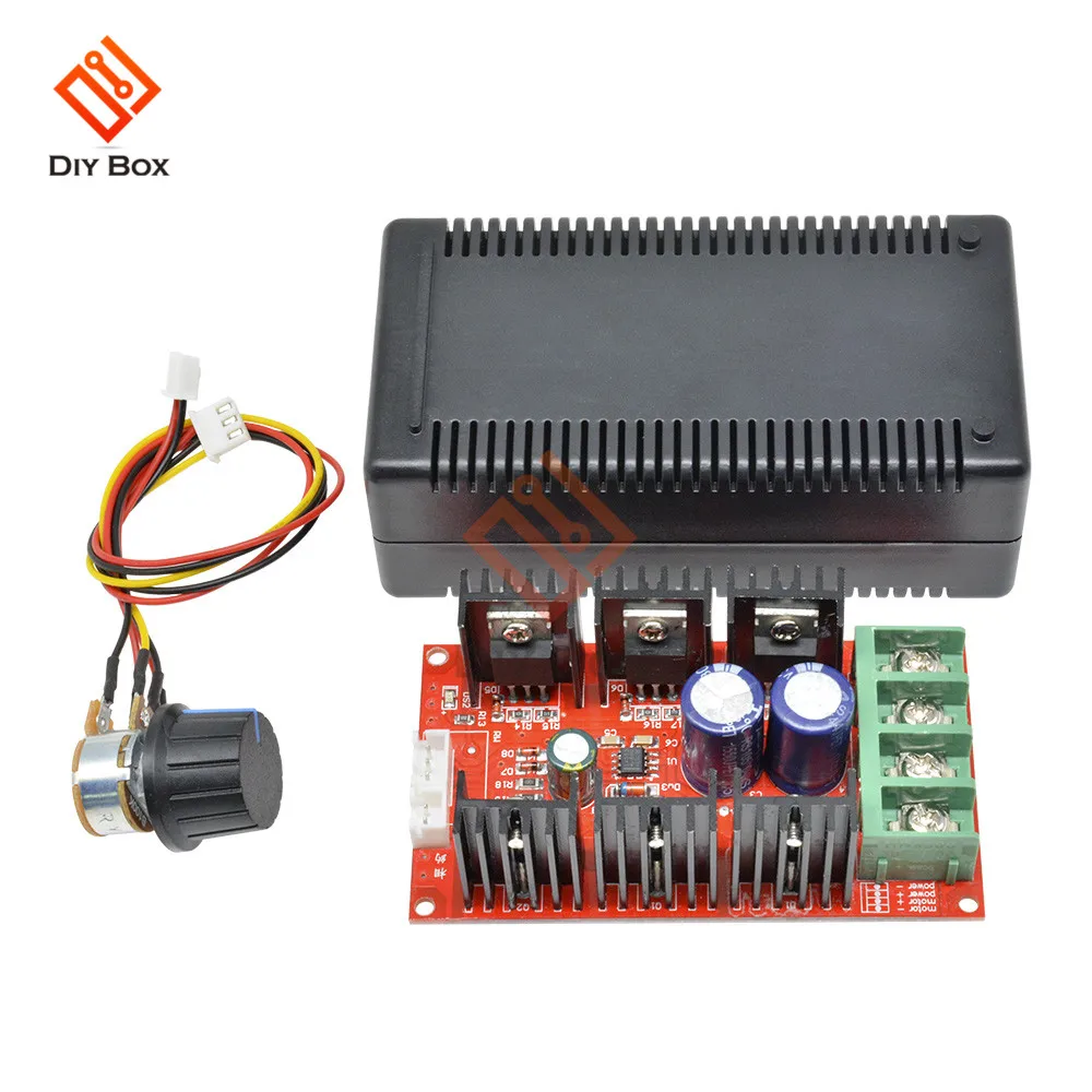 2000W 40A контроллер скорости двигателя постоянного тока DC 12V 24V PWM HHO RC автомобильный вентилятор регулятор скорости регулируемый регулятор мощности мягкий пусковой переключатель