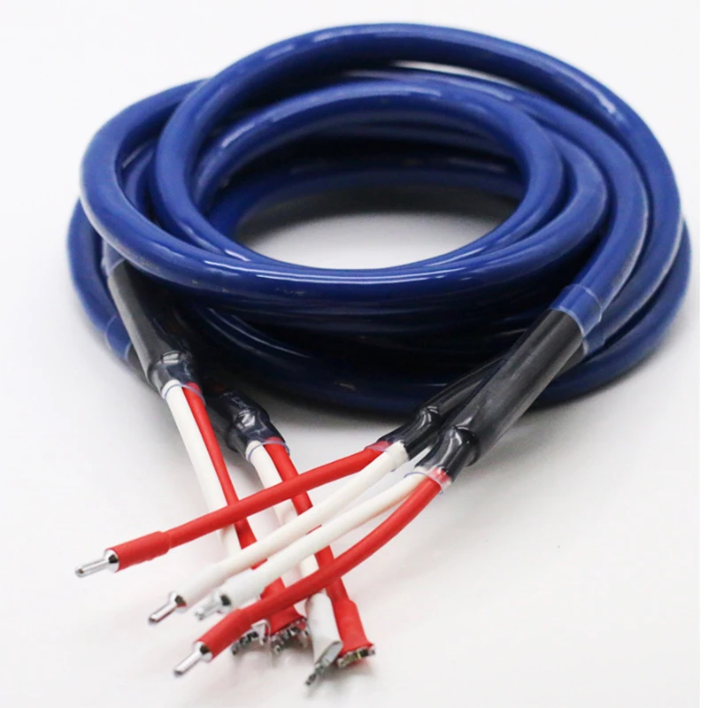 

9 квадратных усилителей, Hi-Fi аудиокабель для динамиков с серебряным покрытием