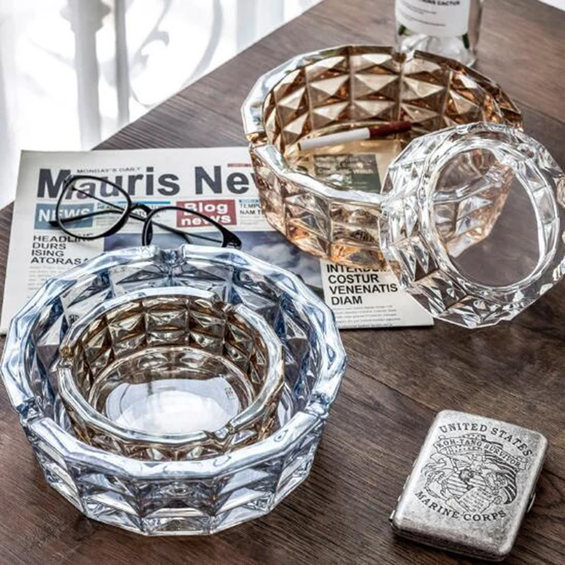 Пепельница для сигарет керамическая пепельница из хрустального стекла дома