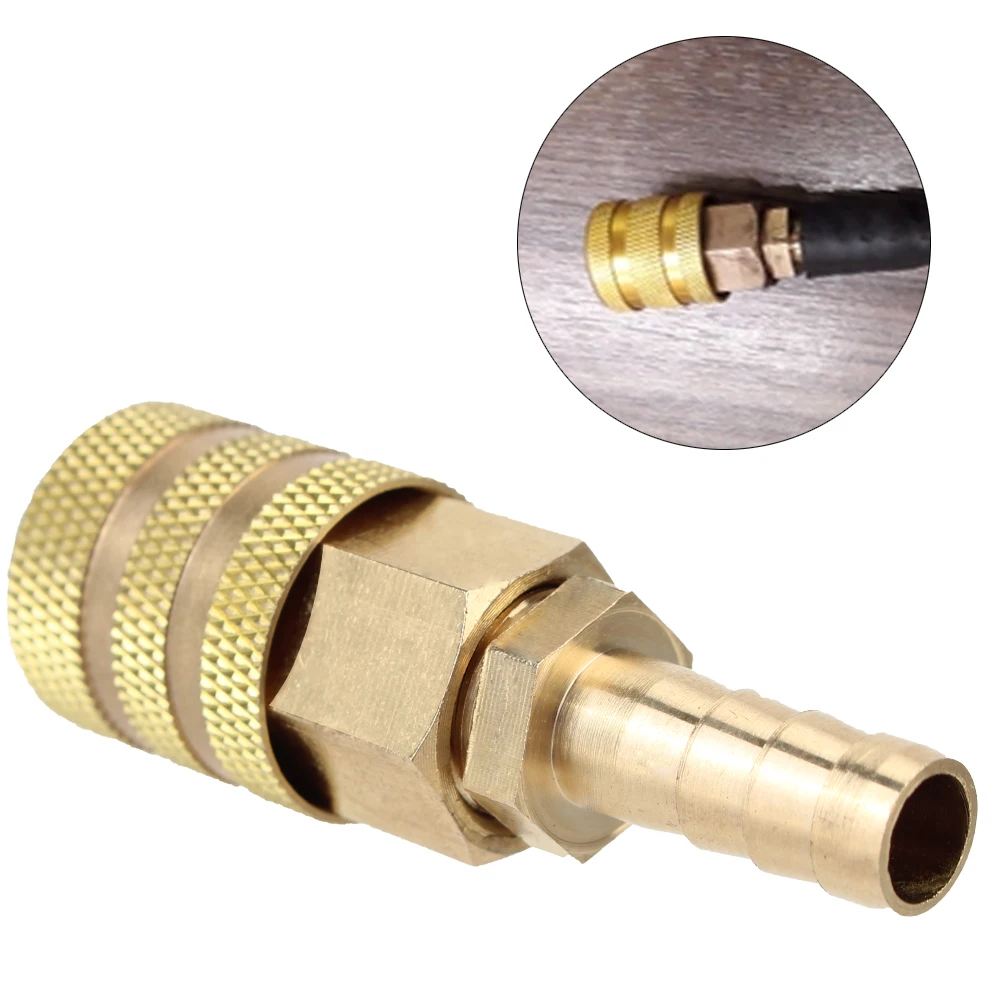 

Аппаратная муфта и заглушка 1/4 "NPT надувной шарнир Быстроразъемное соединение Твердые Латунные воздушные фитинги 8 мм утолщенный медный инс...