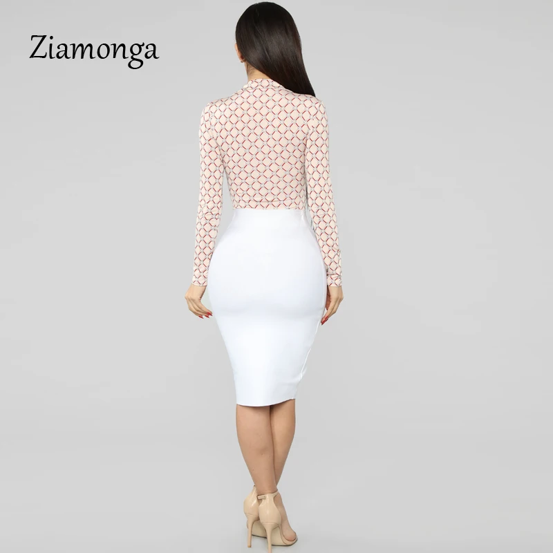 Ziamonga, Осень-зима, боди с длинным рукавом, женские повседневные клетчатые боди с принтом, женские, глубокий v-образный вырез, шикарные топы для женщин, Новинка