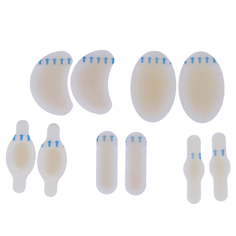 

2Pcs Gel Foot Stickers Soft Hydrocolloid Pads Relief Pain Blisters Bunions Corns Calluses Bandages Adhesive Cushions Heel Care