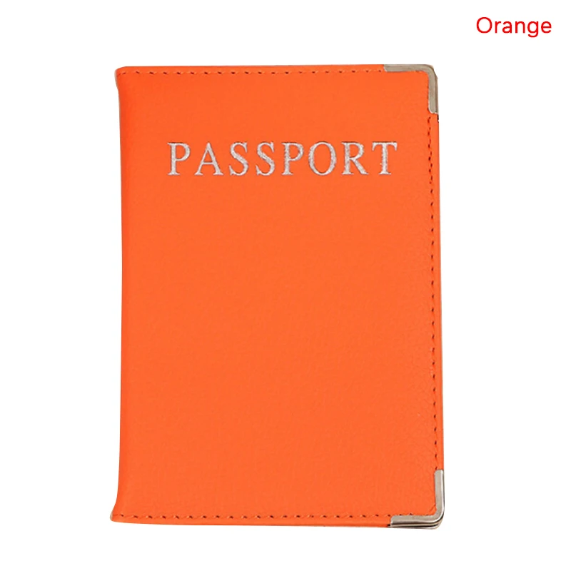 Повседневные Чехлы для паспорта из искусственной кожи аксессуары путешествий