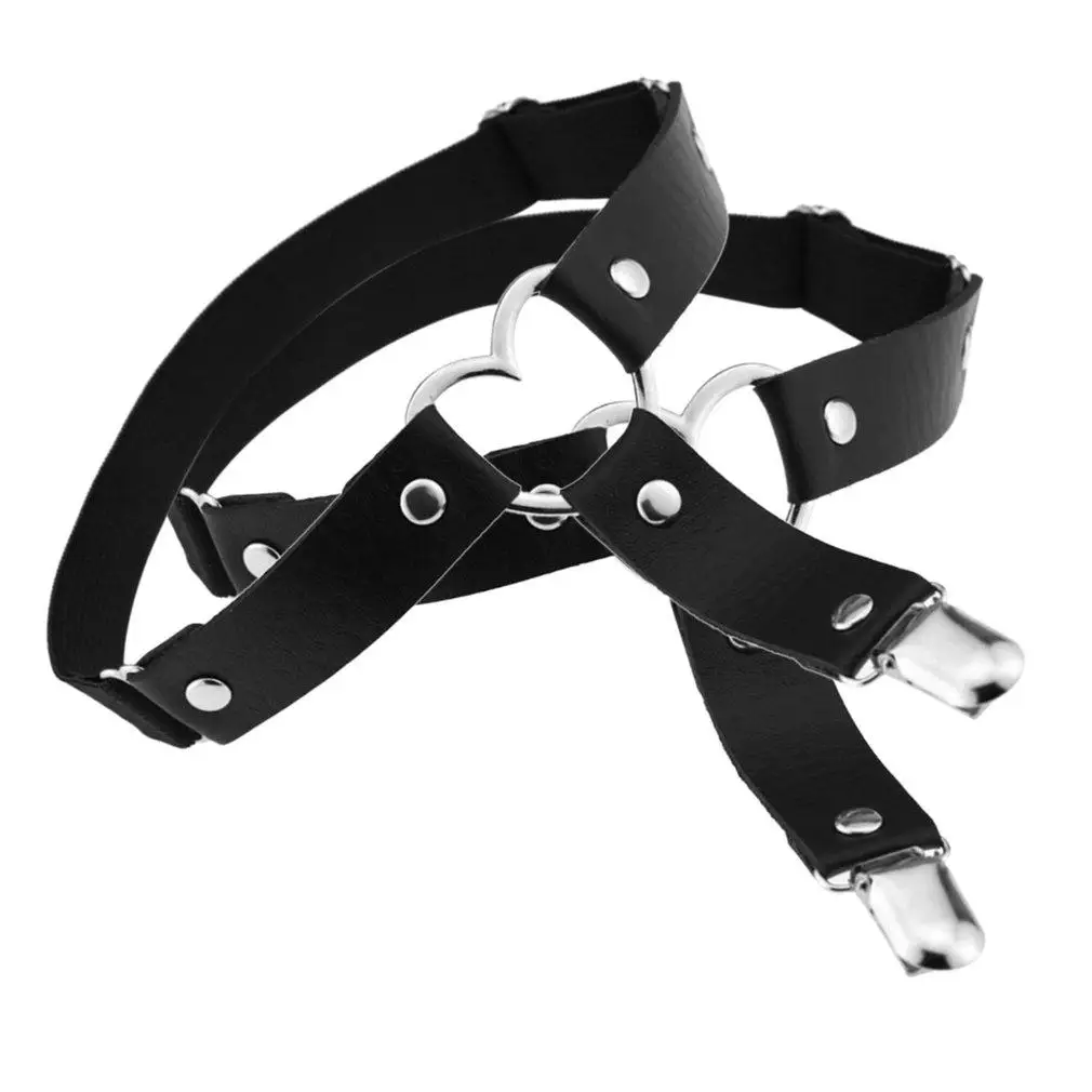 Женские Чулочные металлические подвязки эластичный пояс для чулок чулки сердце