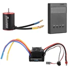 Платиновый водонепроницаемый бесщеточный двигатель 3650 2300KV 3100KV 3900KV 4300KV 5200KV и 60A 80A ESC Combo для 1:10 RC Car RC Boat Part