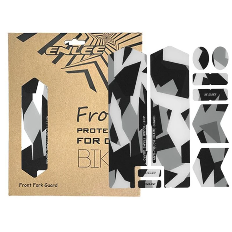 

3D наклейка на раму дорожного велосипеда, защита от царапин, съемная противоскользящая нажимная защитная рама, наклейка