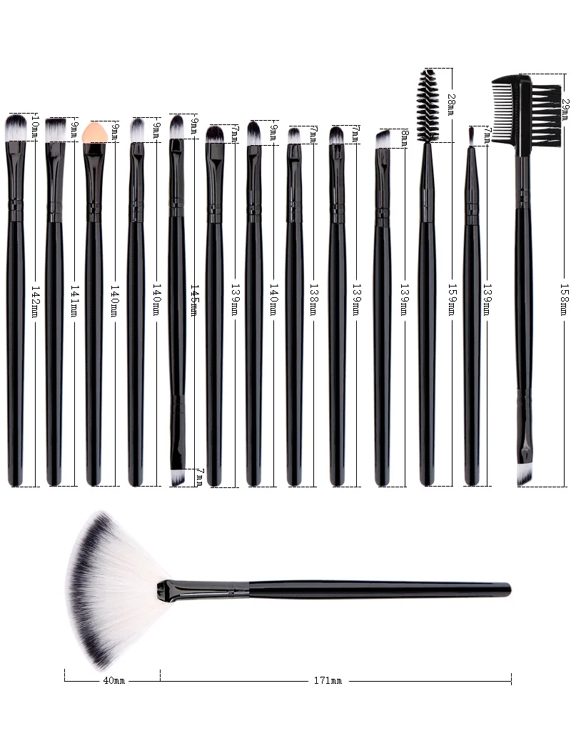 

Professional Makeup Brushes Set Powder Foundation Blusher and Eyeshadow Tools For Women Cosmetic 25Pcs Brushes Set