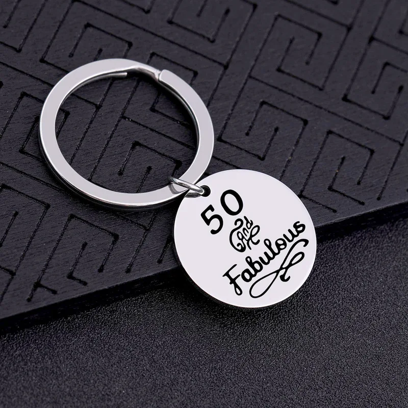 Брелок для ключей DoraDeer мужской серебристый цепочка из нержавеющей стали Подарок